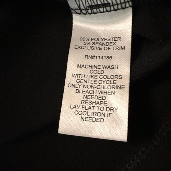 89th & Madison black top with gold sequined sleeves - Picture 6 of 8